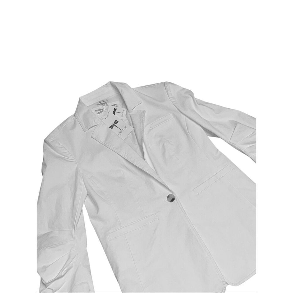 🔥 NWT women’s TYLER BOE alabaster white Taylor Stretch Jacket Blazer size 4 - Picture 5 of 12